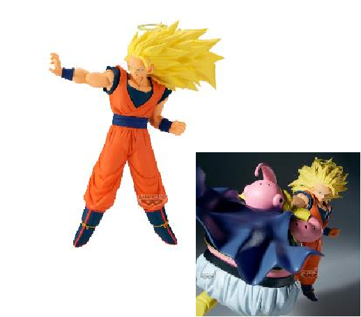 [Pre-Order: 2025.05] DRAGON BALL Z MATCH MAKERS SUPER SAIYAN 3 SON GOKU(VS MAJIN BUU)