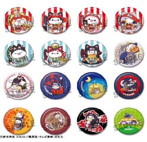 [Pre-Order: 2025.06] Megahouse MEGA CAT PROJECT NARUTO  Nyaruto！Metal Badge Collection sale by box